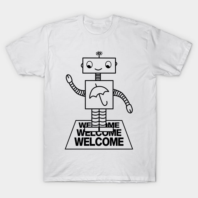 Armchair Expert Merch Armchair Expert Robot T-Shirt by Williamjmahoney